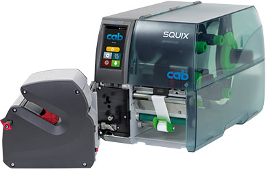 Label printer SQUIX with wrap-around applicator WICON