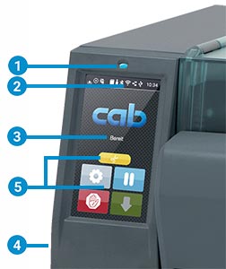 Imprimante d'étiquettes avec un grand confort d'utilisation EOS5 -  Imprimantes CAB - IBC Labels
