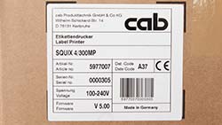 CAB MACH 4S — IMPRIMA Etichette Adesive, etichette 3M, RFID