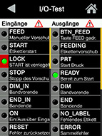 I/O-Statusanzeigen